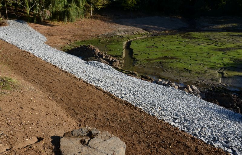 Drainage Swale Installation